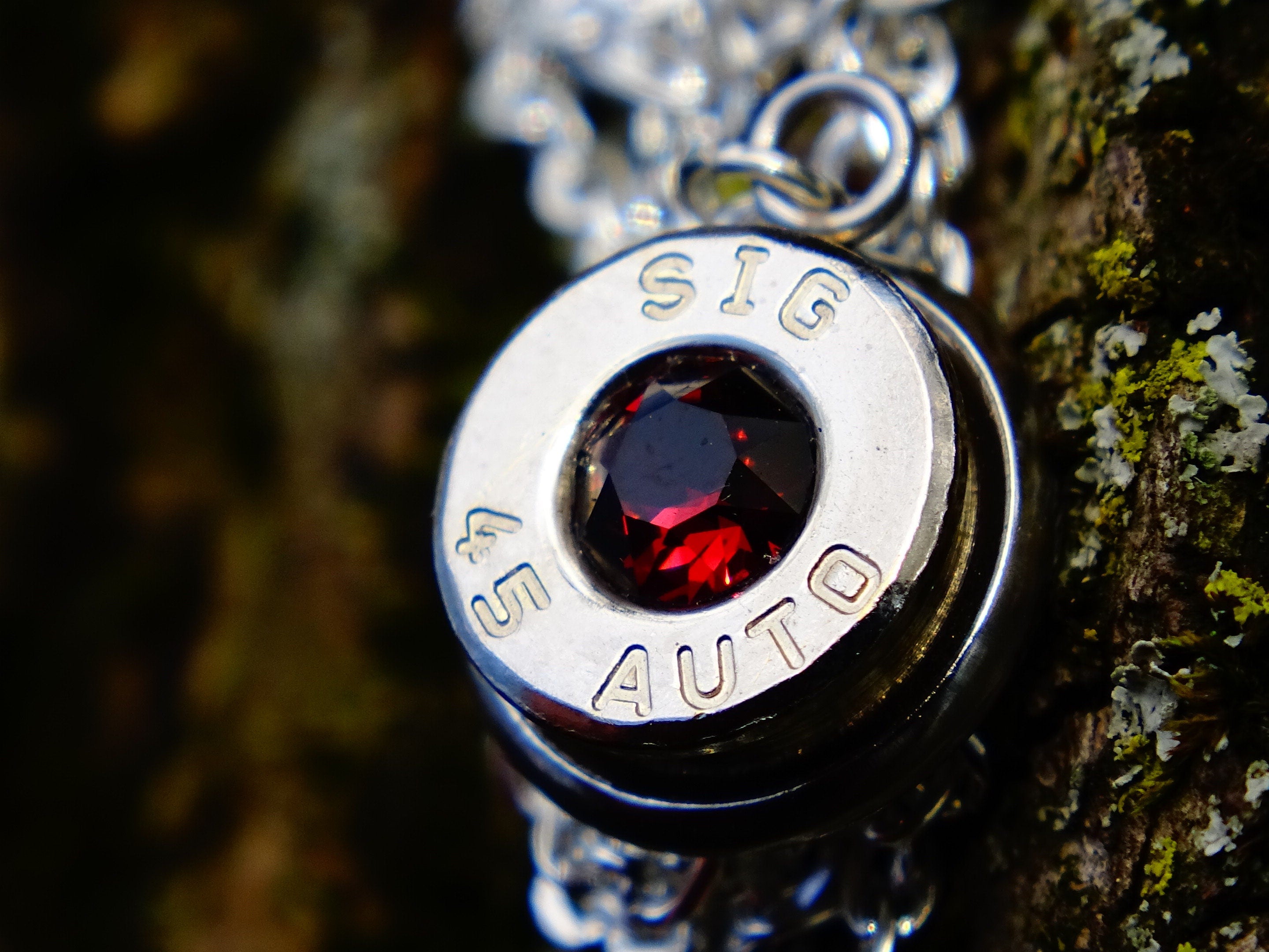Bullet necklace amethyst (etsy image id: 2342777199)