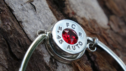 Bullet bracelet garnet (etsy image id: 2578278278)