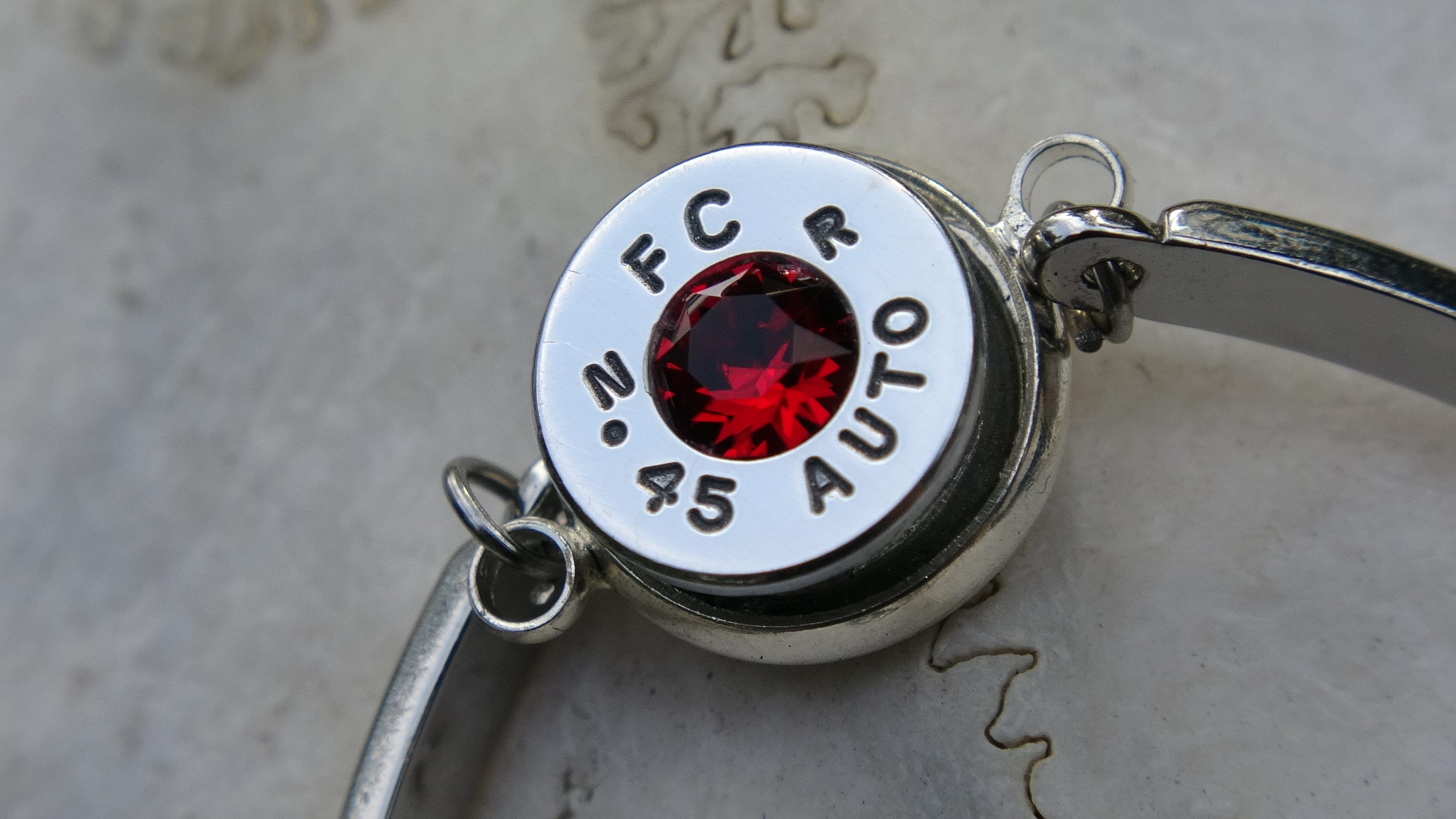 Bullet bracelet garnet (etsy image id: 2578278662)