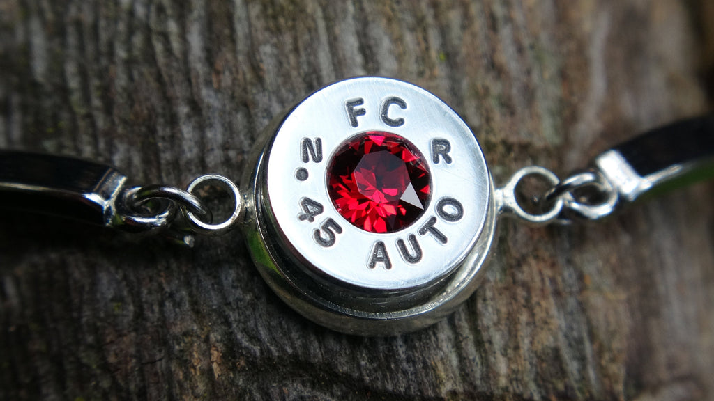 Bullet bracelet garnet (etsy image id: 2625933869)