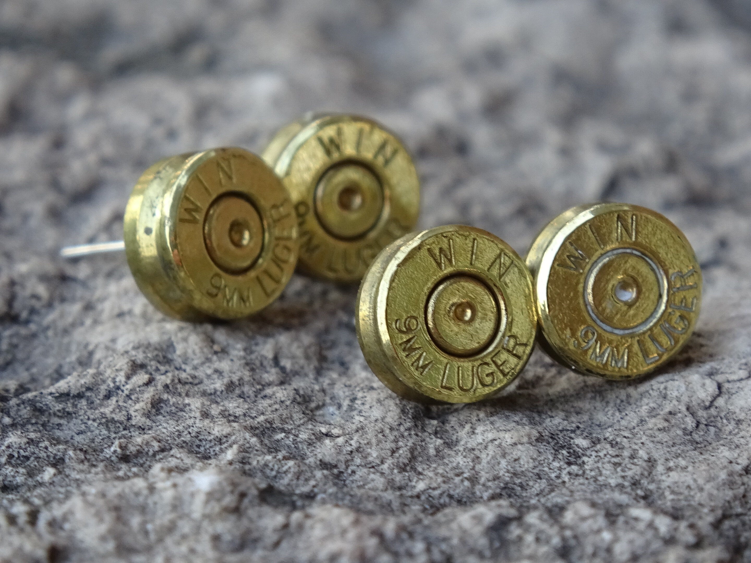 Bullet earrings set of 2 __etsy:2977889222