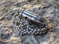 Bullet necklace dog tag chain silver (etsy image id: 2977915630)