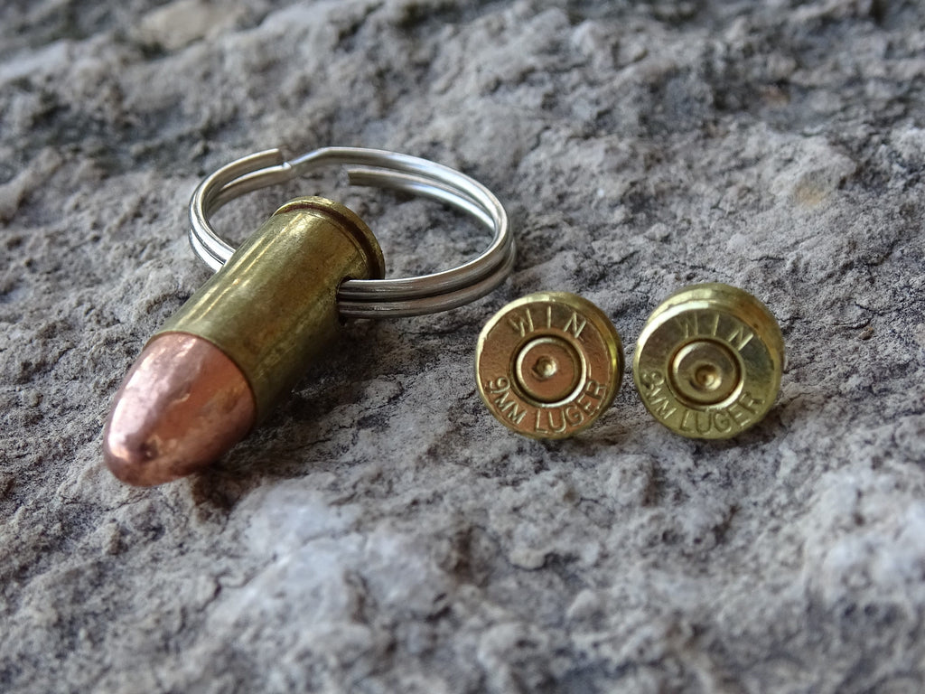 bullet earrings keychain set (etsy image id: 3025576081)