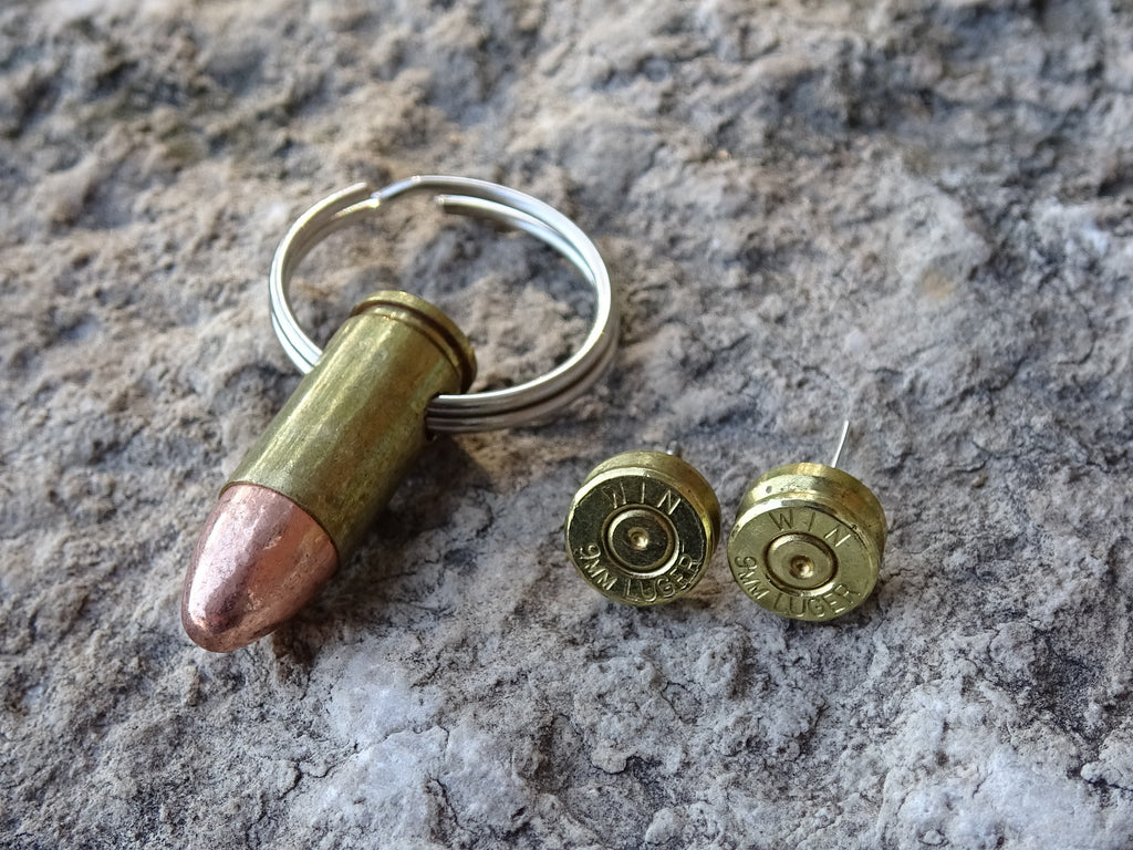 bullet earrings keychain set (etsy image id: 3025576169)
