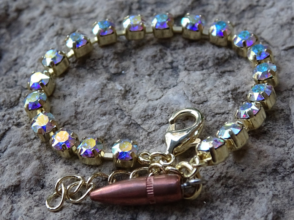 bullet bracelet Aurora borealis (etsy image id: 3397631758)