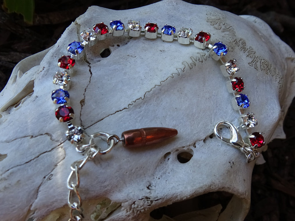 Patriot bullet bracelet (etsy image id: 3445174865)