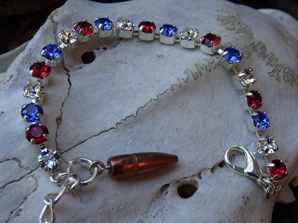 Patriot bullet bracelet (etsy image id: 3445175043)