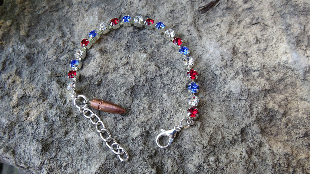 Patriot bullet bracelet (etsy image id: 3445175557)