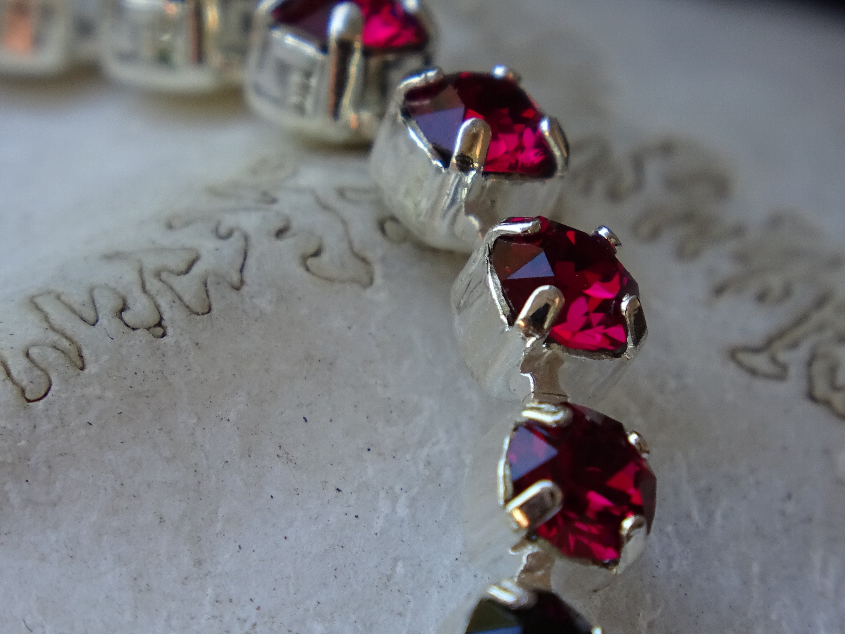 bullet bracelet ruby (etsy image id: 3445200805)