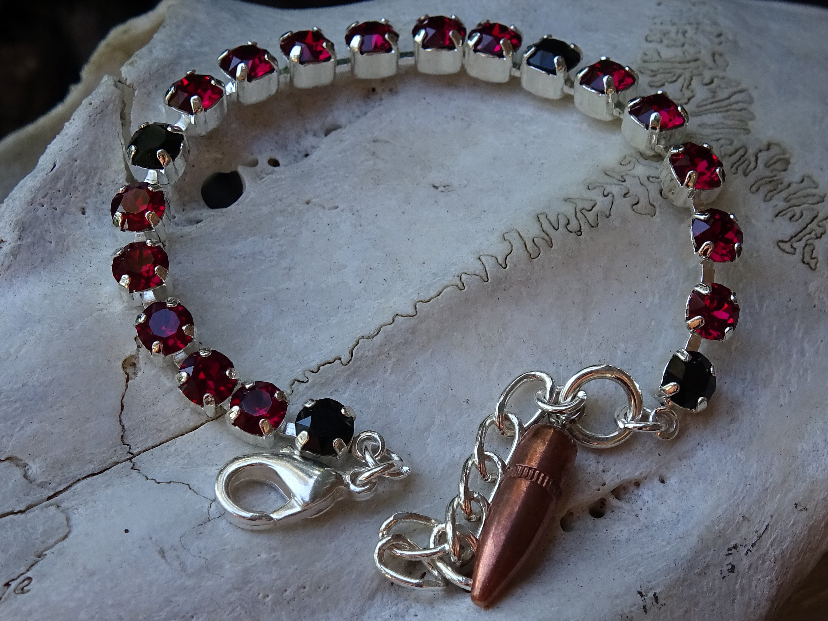 bullet bracelet ruby (etsy image id: 3445201079)