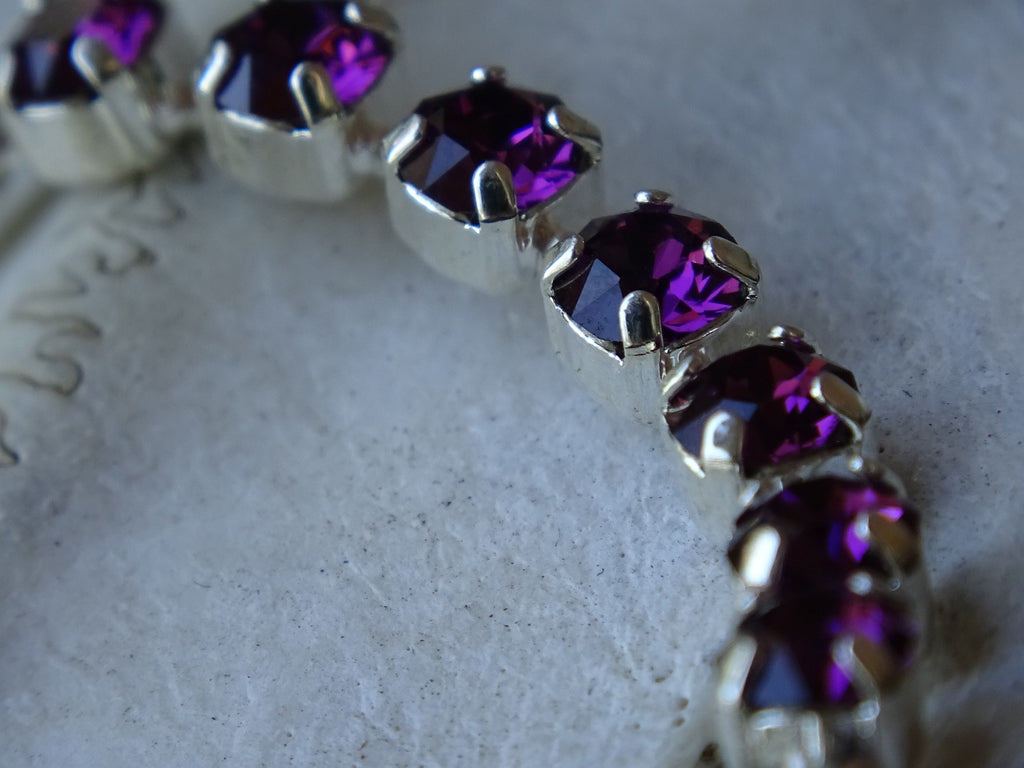 bullet bracelet Amethyst (etsy image id: 3445205711)