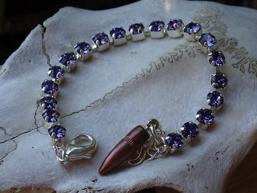 bullet bracelet tanzanite (etsy image id: 3445215115)