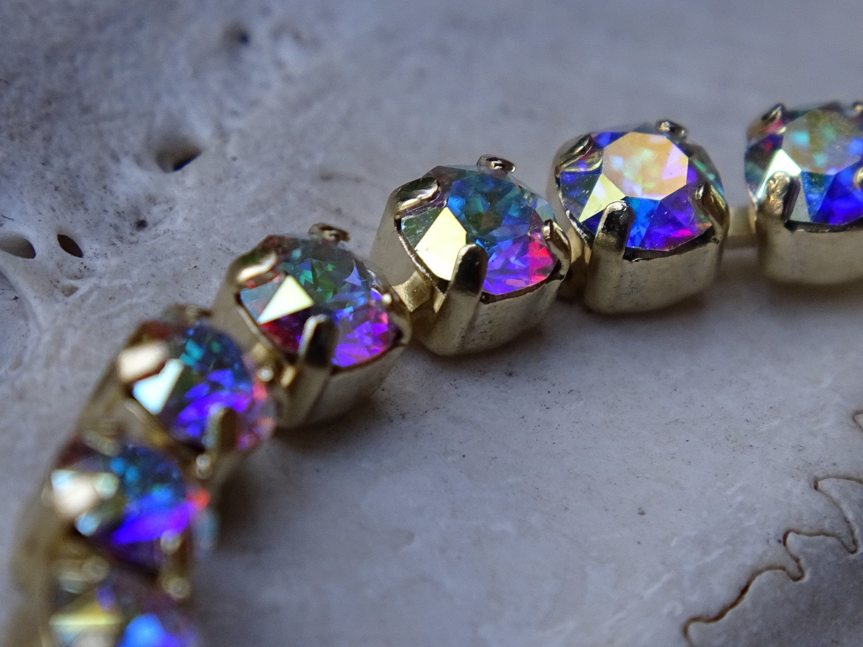 bullet bracelet Aurora borealis (etsy image id: 3445299969)