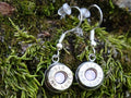 Bullet earring shepherd hook pink opal (etsy image id: 4240368610)