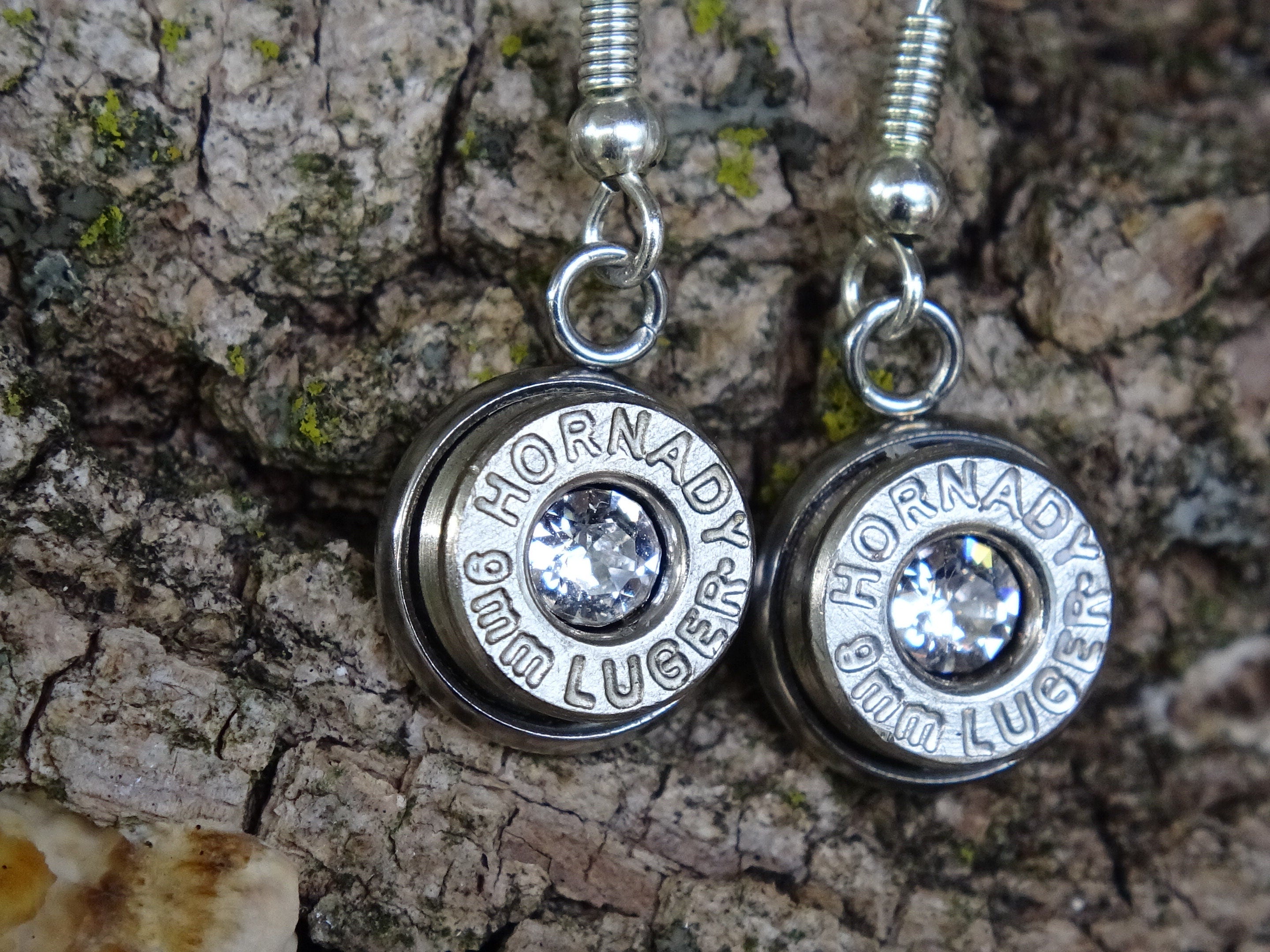 Bullet earring shepherd hook clear cz (etsy image id: 4287971073)