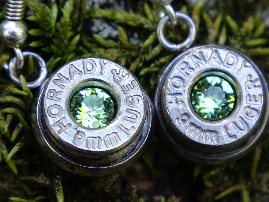 Bullet earring shepherd hook peridot (etsy image id: 4288003281)