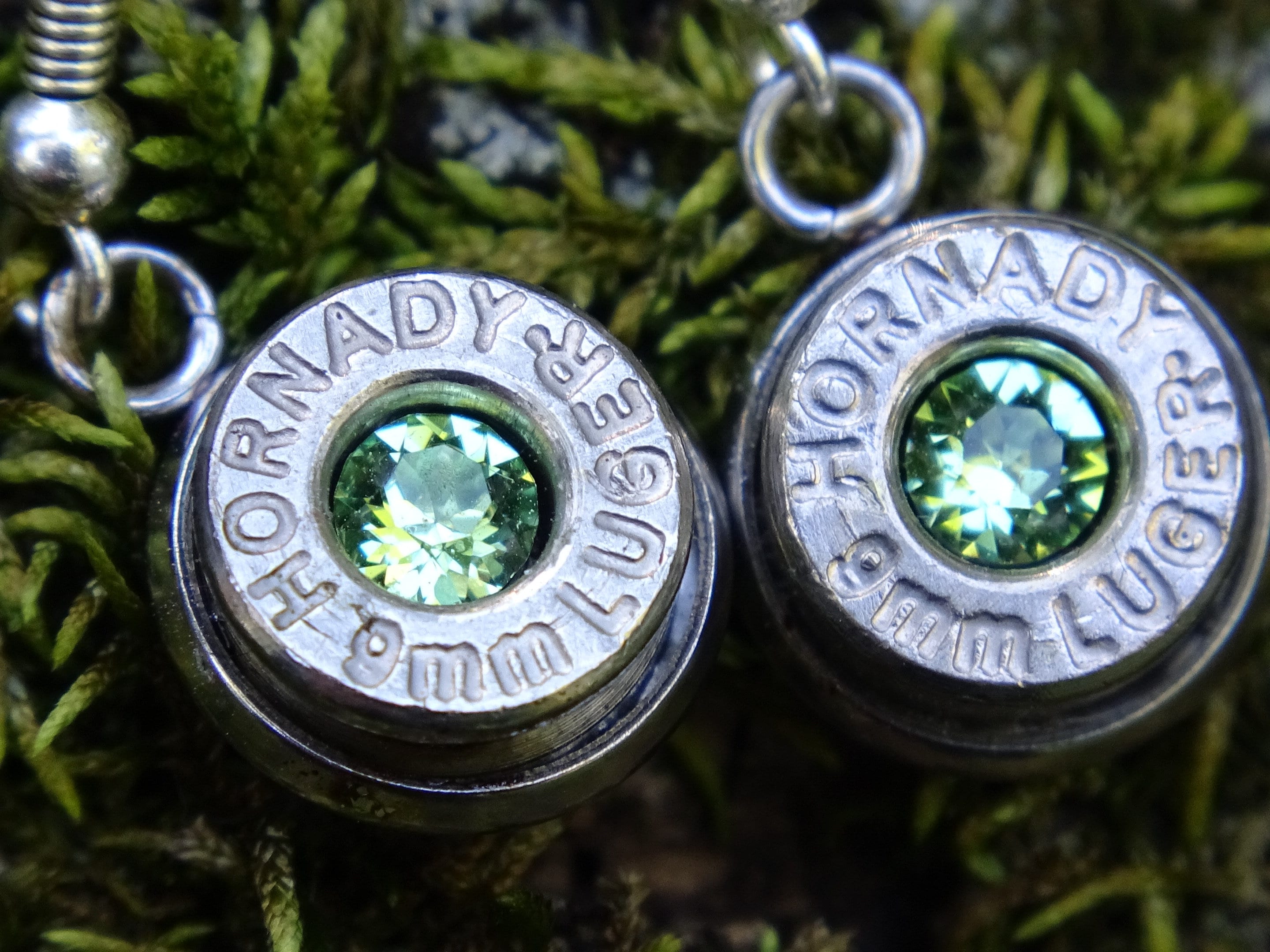 Bullet earring shepherd hook peridot (etsy image id: 4288003281)
