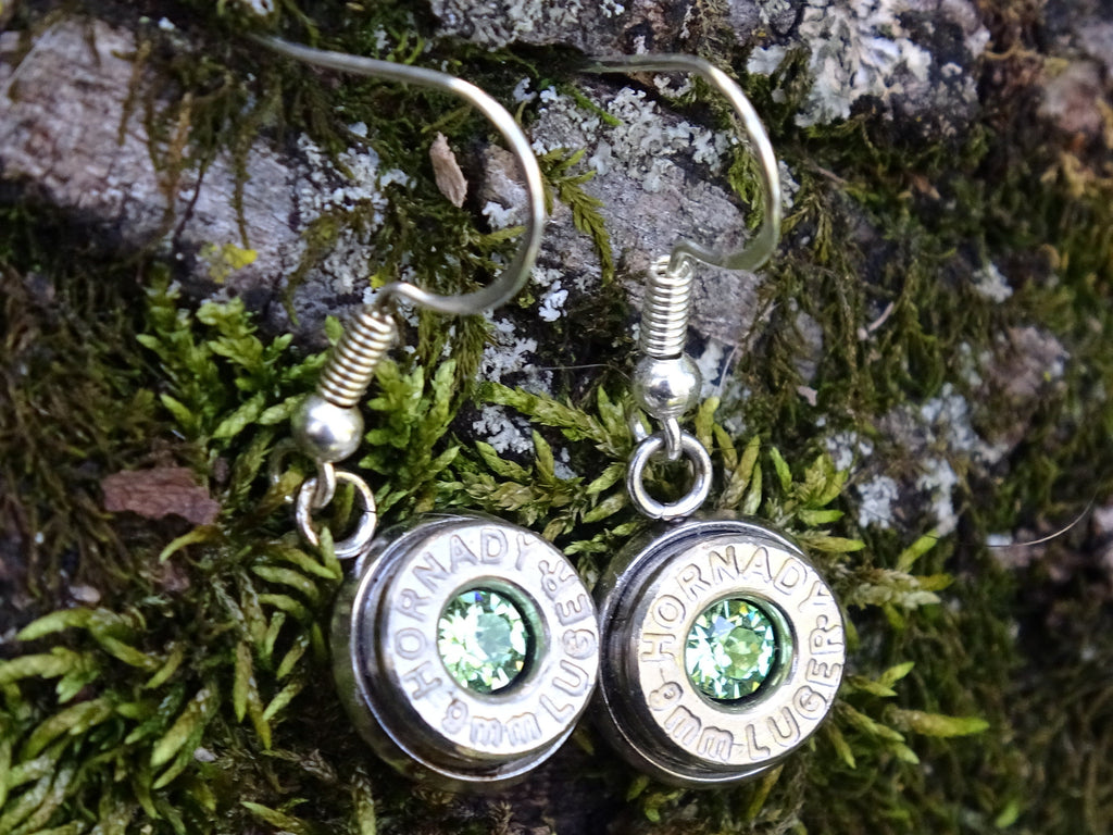 Bullet earring shepherd hook peridot (etsy image id: 4288003477)