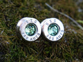 Bullet earring 380 auto Peridot (etsy image id: 4307325734)