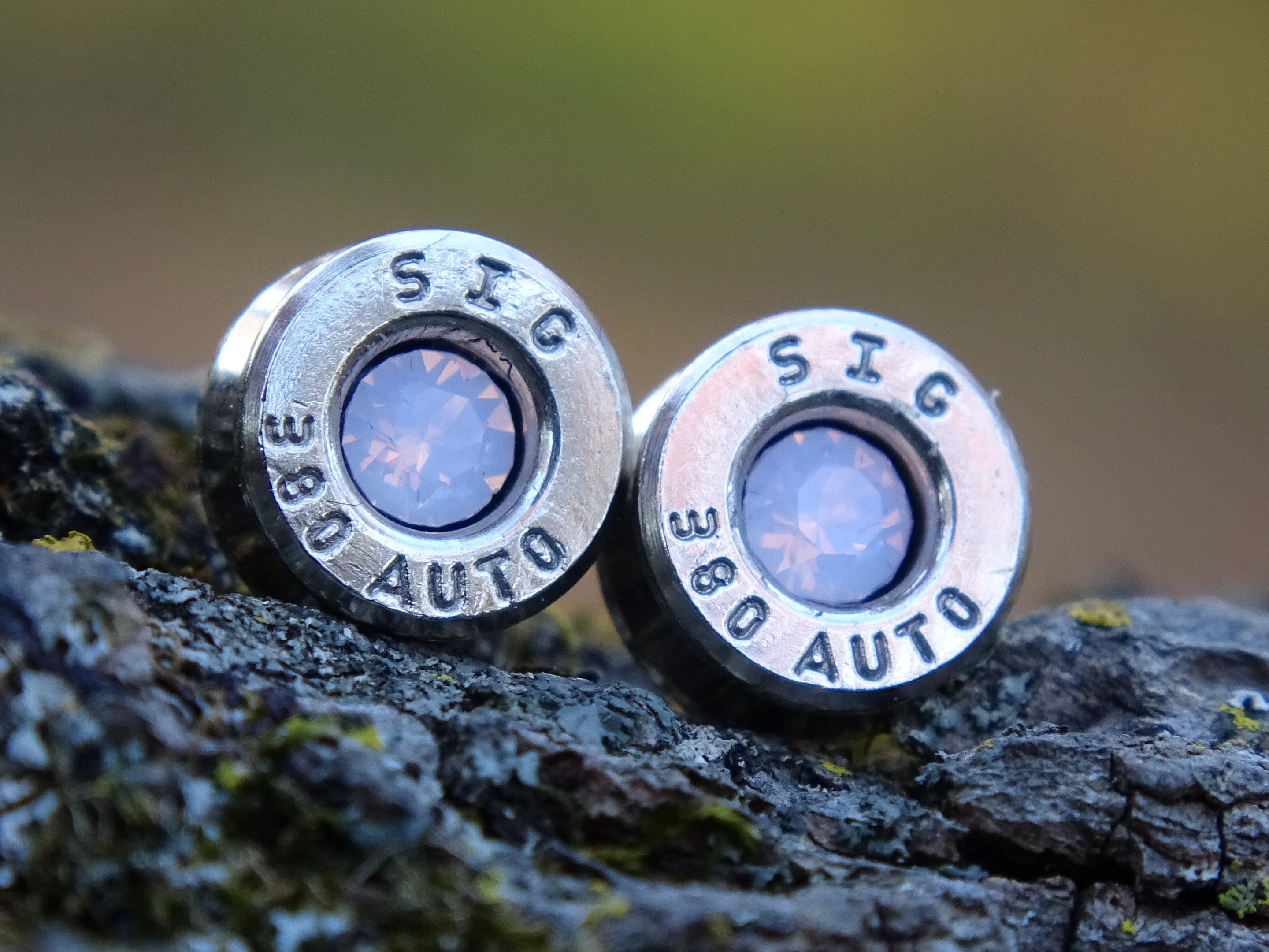 Bullet earring 380 auto Opal (etsy image id: 4307346366)