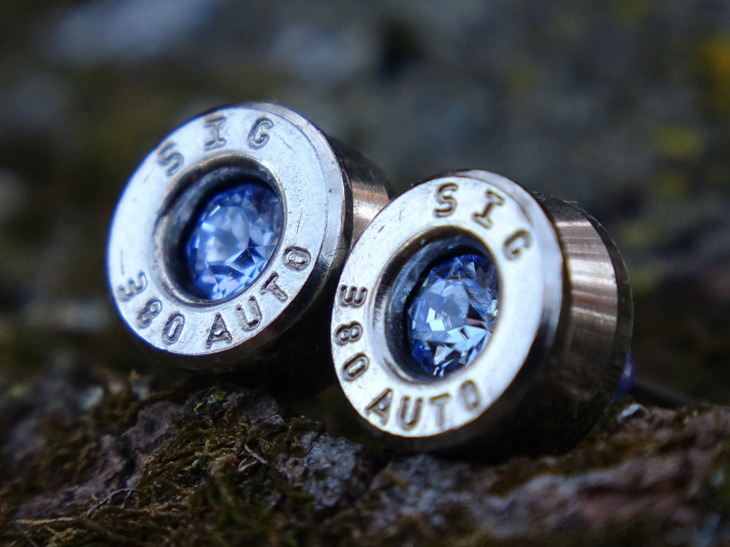 Bullet earring 380 auto Blue Topaz (etsy image id: 4307372440)
