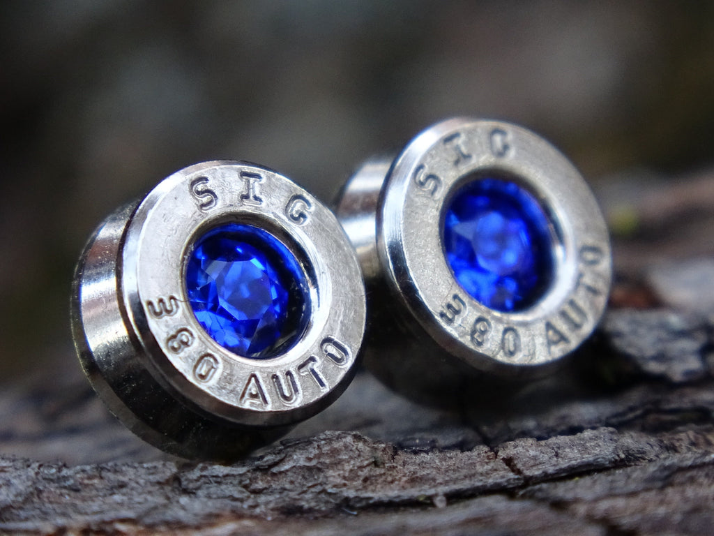 Bullet earring 380 auto Majestic blue (etsy image id: 4309066034)