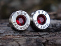 Bullet earring 380 auto Siam Red (etsy image id: 4309098686)