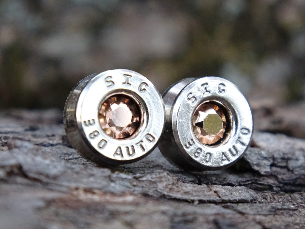 Bullet earring 380 auto Rose Gold (etsy image id: 4309121844)