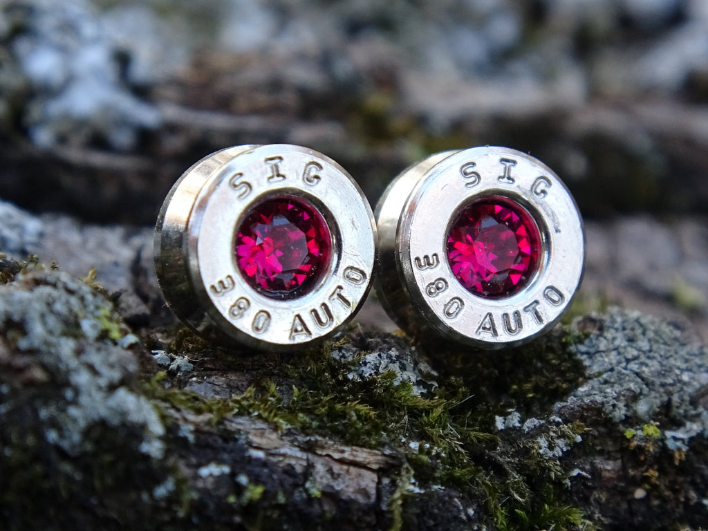 Bullet earring 380 auto Ruby (etsy image id: 4354718717)