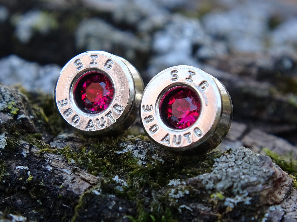 Bullet earring 380 auto Ruby (etsy image id: 4354718933)