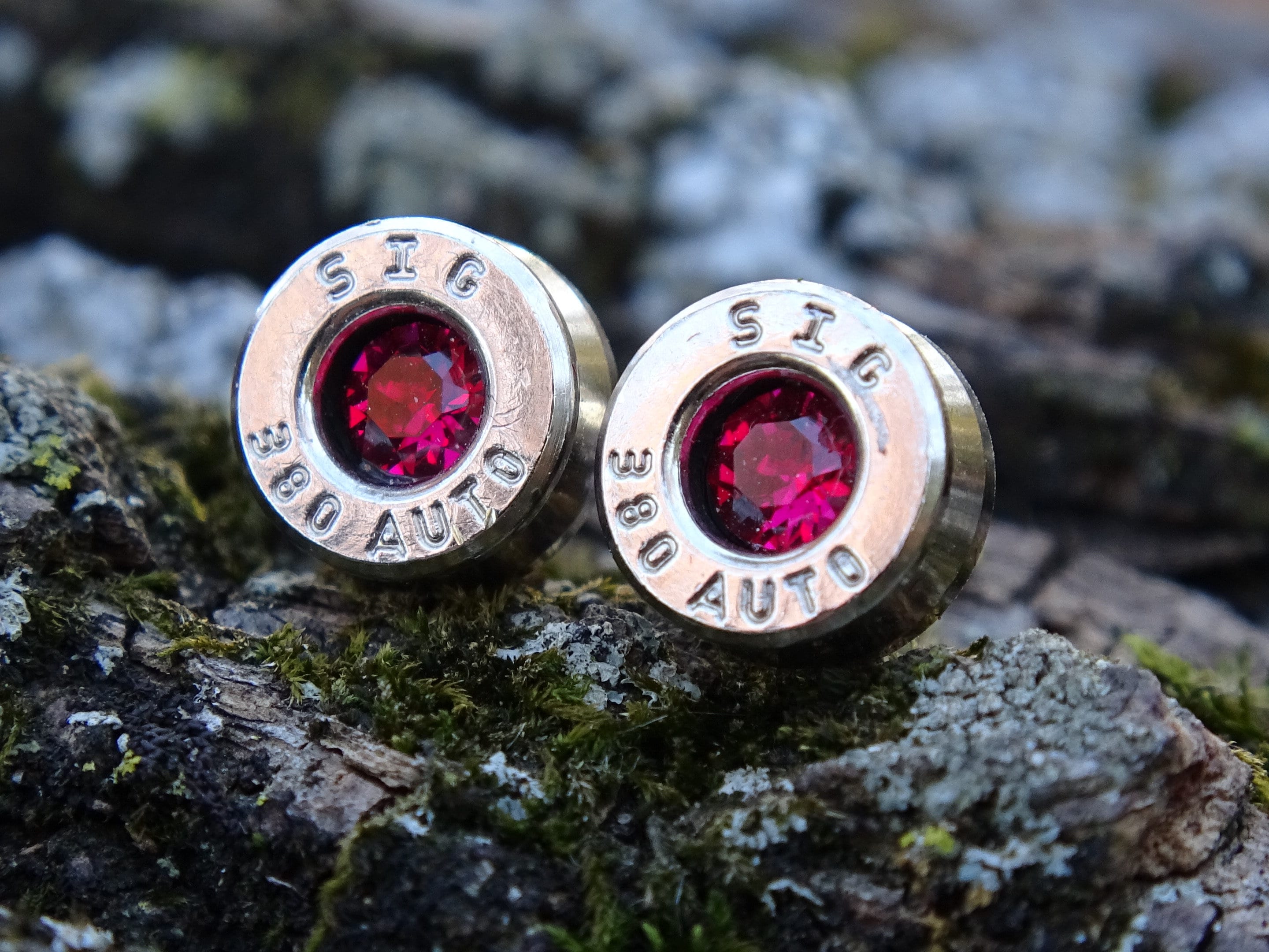 Bullet earring 380 auto Ruby (etsy image id: 4354718933)