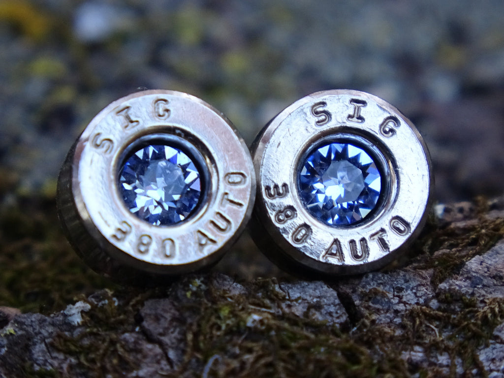 Bullet earring 380 auto Blue Topaz (etsy image id: 4354768263)