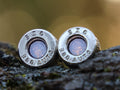 Bullet earring 380 auto Pink Opal (etsy image id: 4356473333)