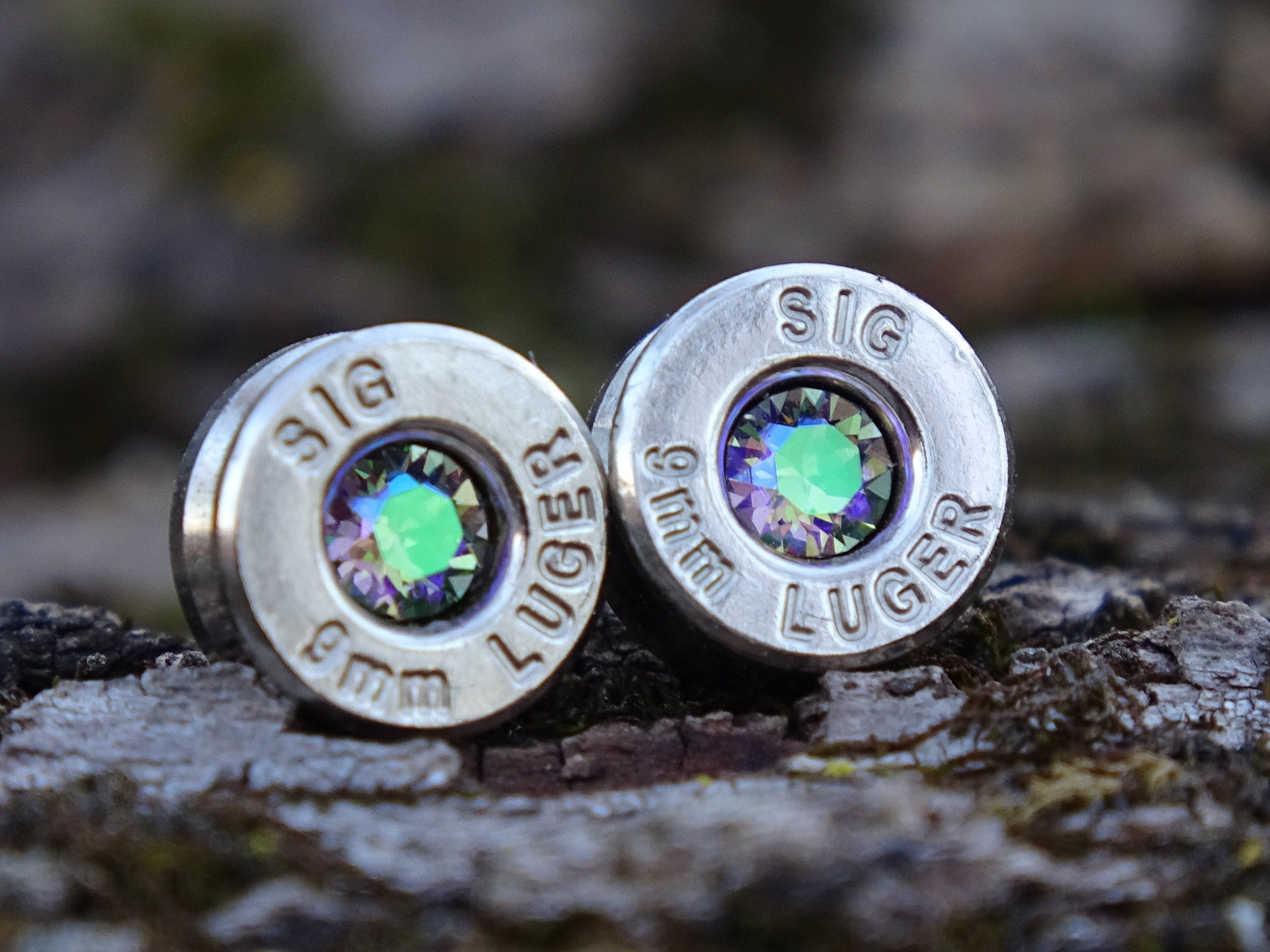Bullet earrings 9mm alexandrite (etsy image id: 4850618488)