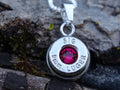Bullet Necklace pendant 9mm ruby (etsy image id: 4850632710)