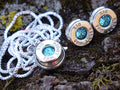Bullet Necklace pendant & earring set 9mm Aquamarine (etsy image id: 4897117911)