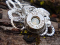 Bullet Necklace pendant 9mm opal (etsy image id: 4899188005)