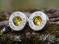 Bullet earrings 9mm citrine (etsy image id: 4899210923)