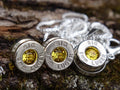 Bullet Necklace pendant & earring set 9mm citrine (etsy image id: 4899227015)