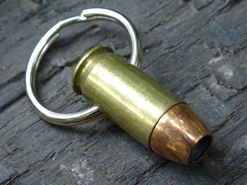 Bullet Keychain 45 ACP hollow point brass (etsy image id: 5015365332)