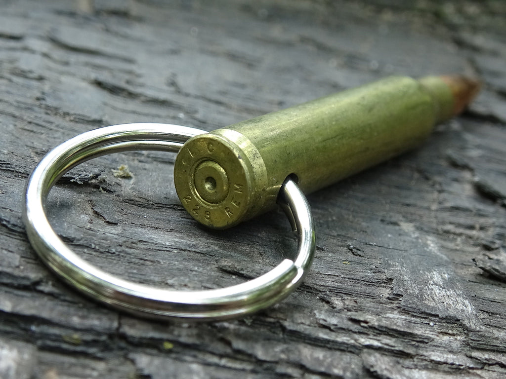 Bullet Keychain .223 Remington 55gn FMJ (etsy image id: 5015455810)