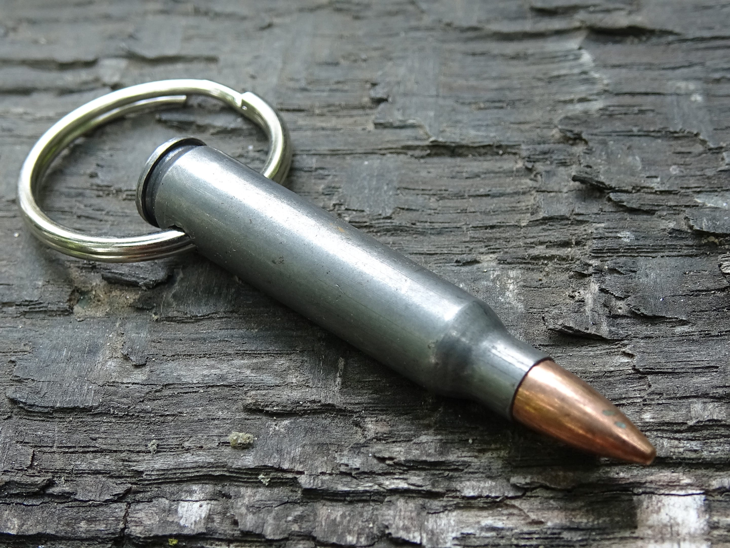 Fallout .223 Bullet steel case Keychain prop cosplay set of two (etsy image id: 5015509442)