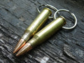 7.62x51/308 Bullet Nickel brass Keychain set of two (etsy image id: 5015655308)