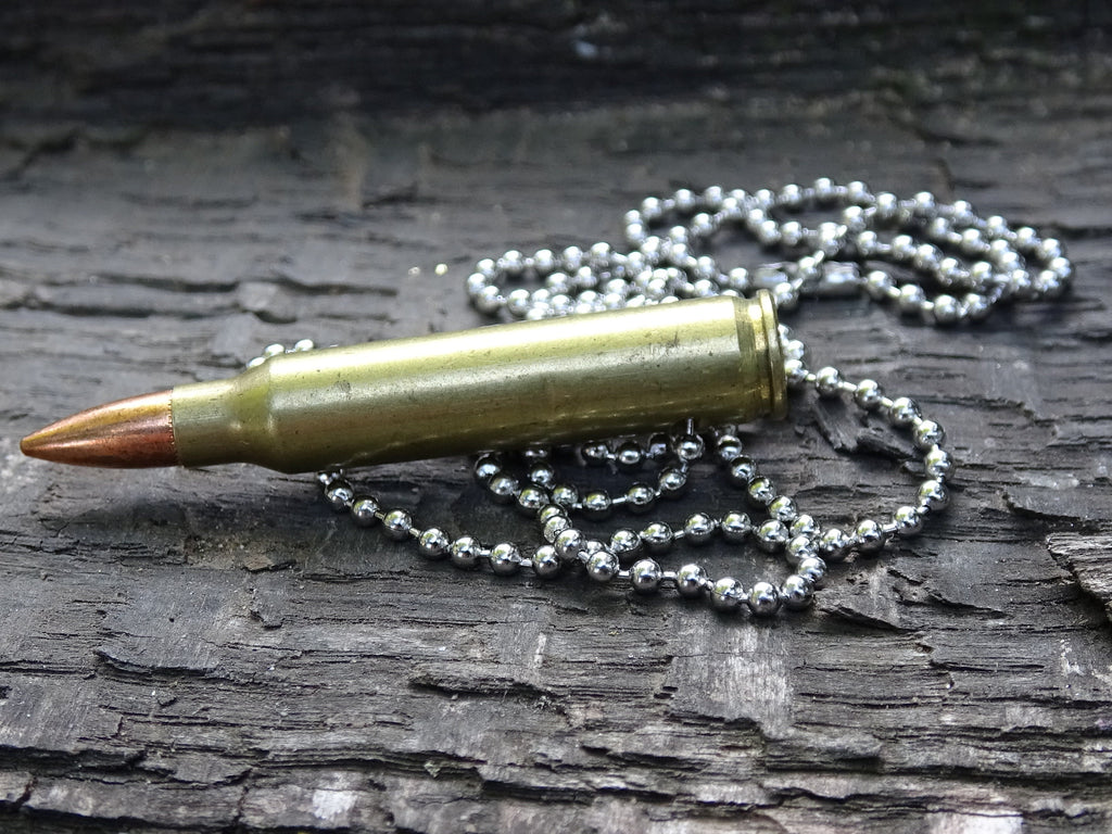 Fallout .223 raider Bullet Necklace brass 55gn FMJ (etsy image id: 5016110056)