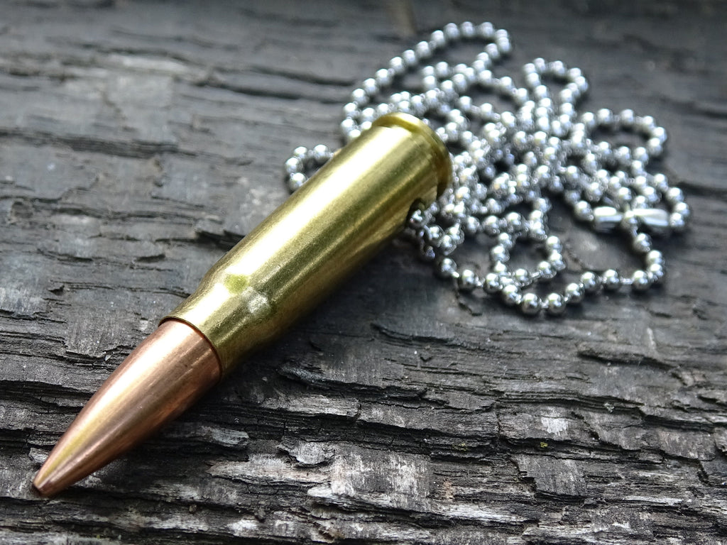 Fallout 7.62x39 AK-47 raider Bullet Necklace brass 123gn FMJ (etsy image id: 5016118896)
