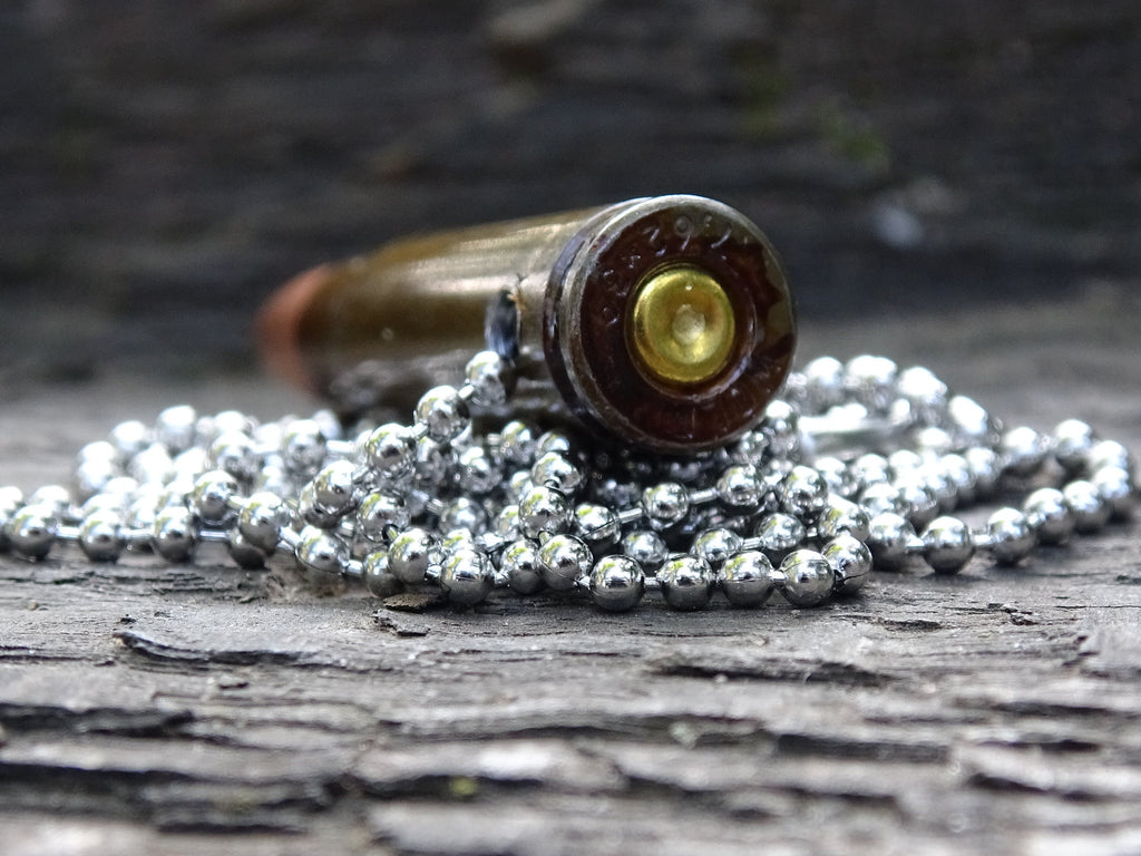 Fallout 7.62x39 AK-47 raider Bullet Necklace steel 123gn FMJ Soviet (etsy image id: 5016122636)