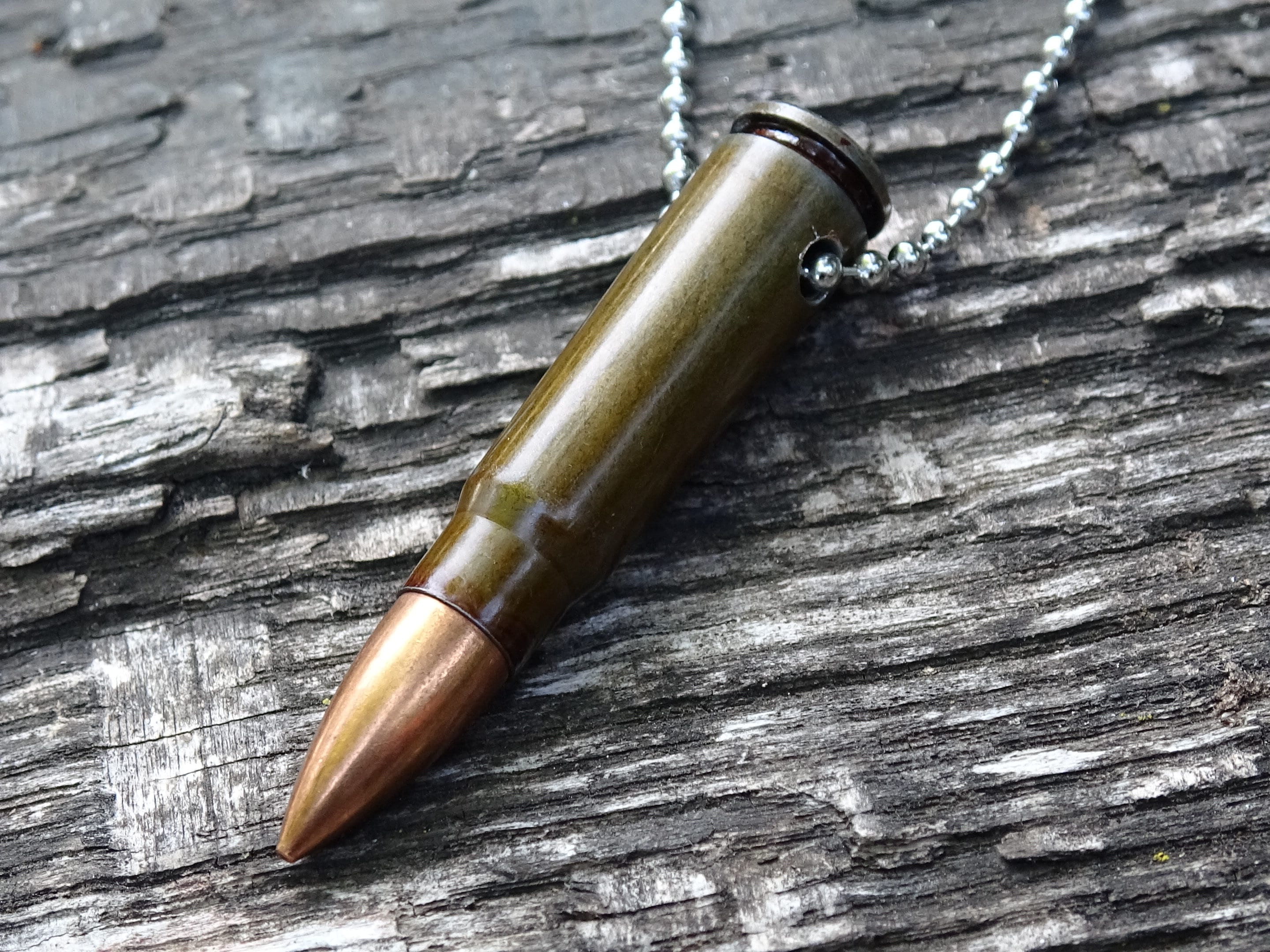 Fallout 7.62x39 AK-47 raider Bullet Necklace steel 123gn FMJ Soviet (etsy image id: 5016122820)