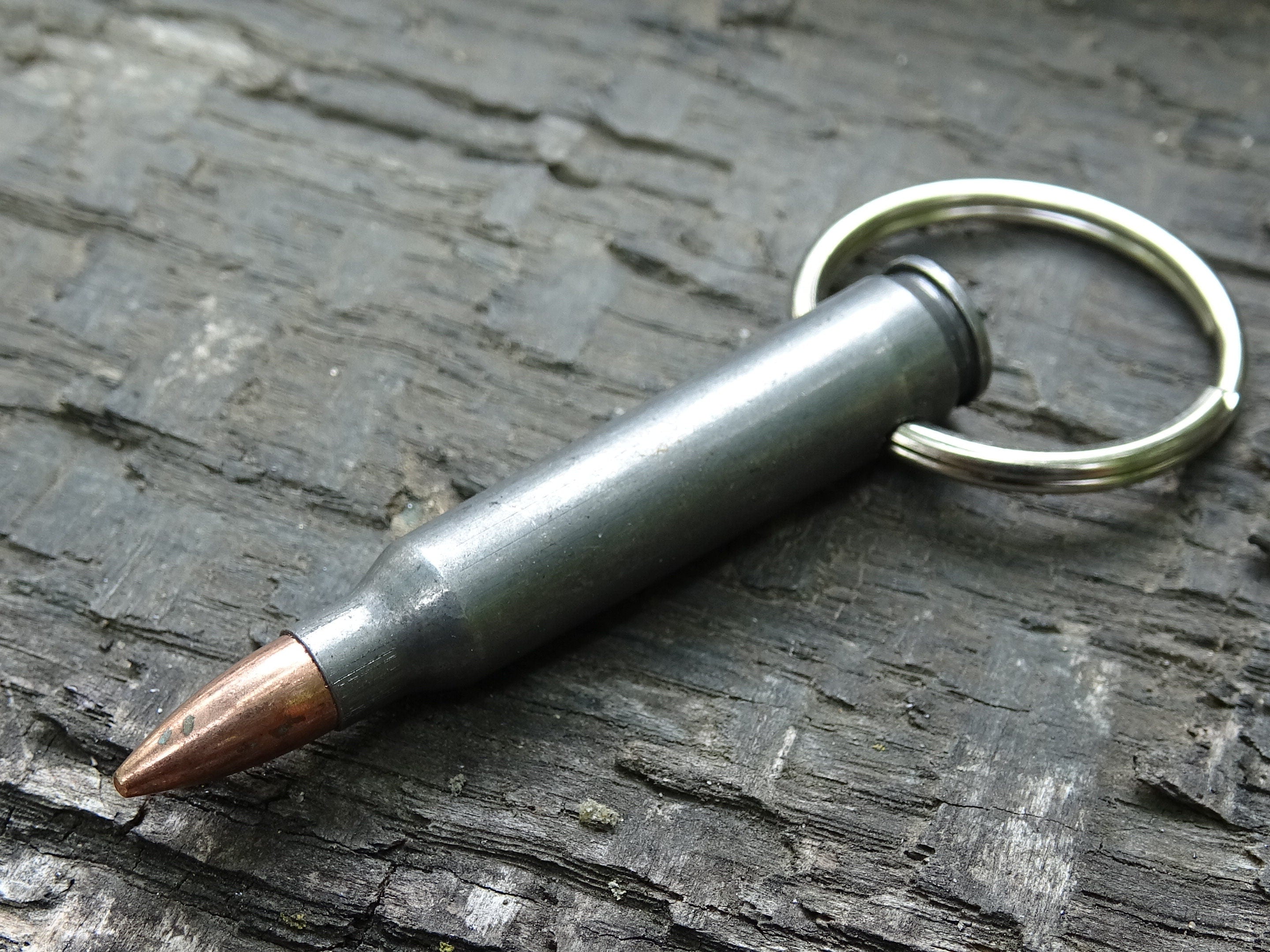 Fallout .223 Bullet steel case Keychain prop cosplay set of two (etsy image id: 5063737657)