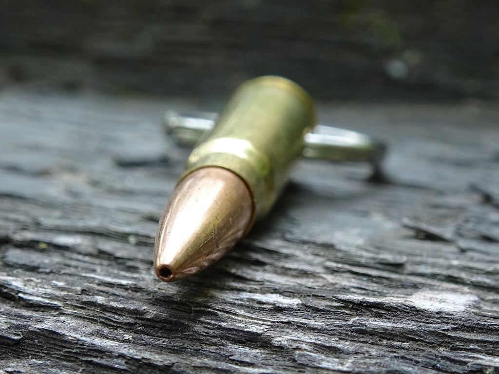 7.62x39 AK-47 Bullet Keychain Brass 168gn JHP (etsy image id: 5063759827)