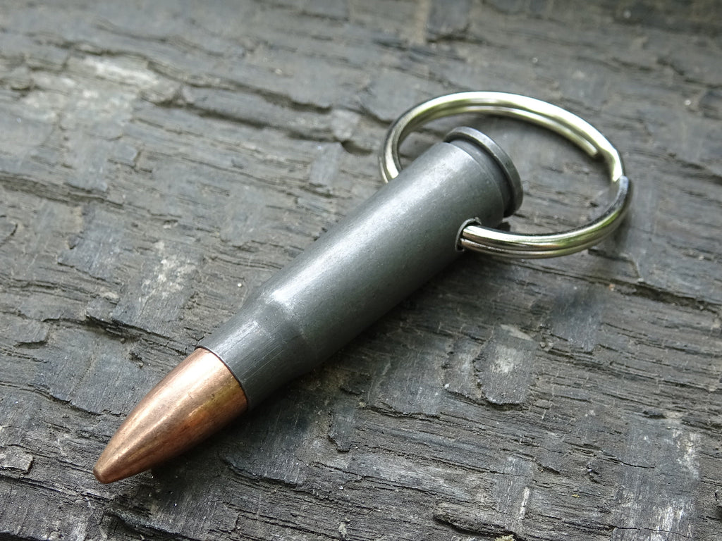 Fallout 7.62x39 AK-47 Bullet steel Keychain set of two (etsy image id: 5063855263)